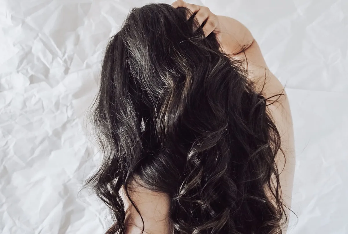 Cheveux foncés vus de dos, avant la reprise